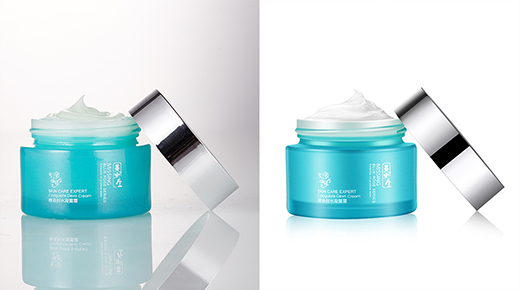 化妆品精修对比